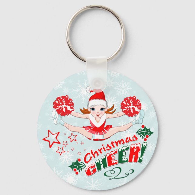 Christmas Cheer Key Ring (Front)