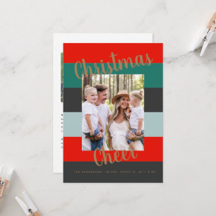 Christmas Cheer Modern Colourful Multi-Photo