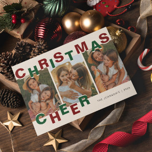 Christmas Cheer Photo Christmas Holiday Card