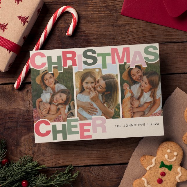 Christmas Cheer | Photo Christmas  Holiday Card (Creator Uploaded)