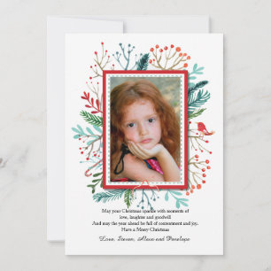 Christmas Cheer Photo Holiday Card