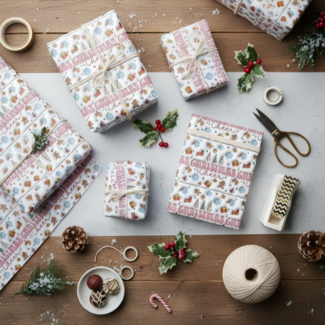 Christmas Cheer Seamless Wrapping Paper (Creator Uploaded)