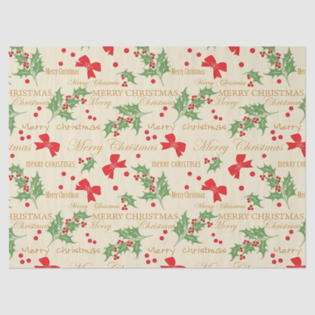 christmas cheer tissue paper (Front)