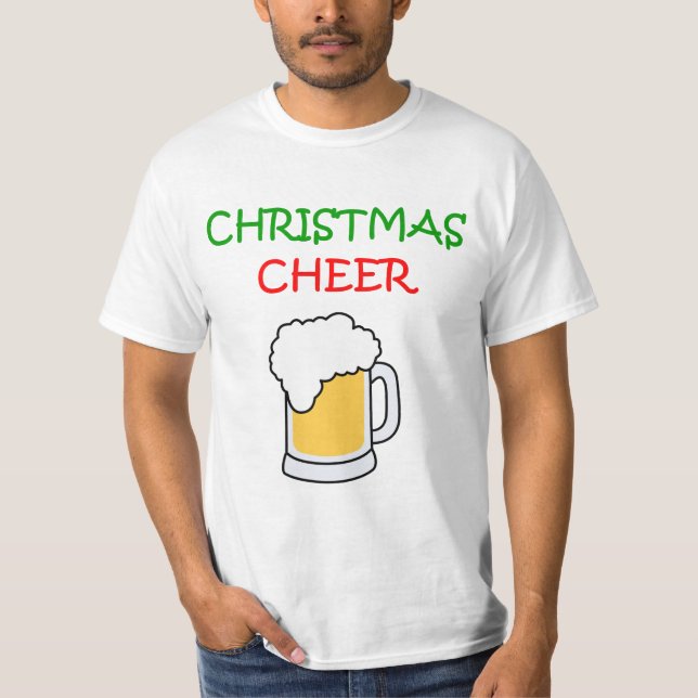 Christmas Cheer with a Beer shirt (Front)
