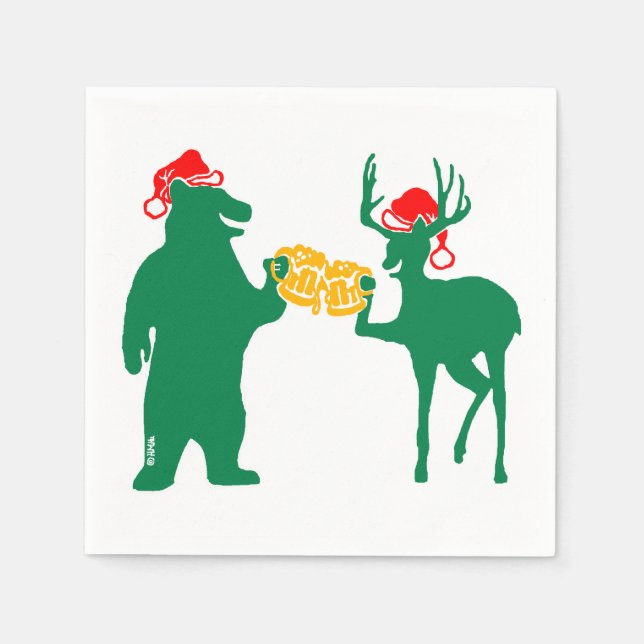 Christmas cheers! napkin (Front)