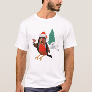 Christmas Cheers Robin on men's t-shirt