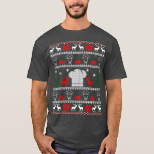 Christmas Chef Cooking Cook Lover Ugly Xmas Sweate T-Shirt