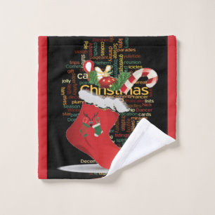 Christmas Chef Special Day Apron Bath Towel Set