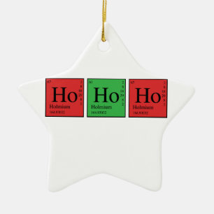 Christmas Chemistry Ceramic Tree Decoration