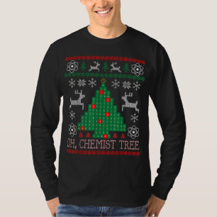 Christmas Chemistry Science Periodic Table Chemist T-Shirt