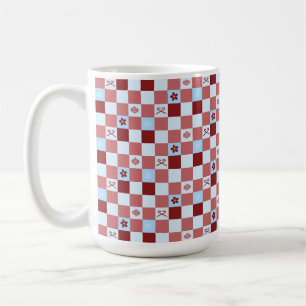 Christmas Chequered  Coffee Mug