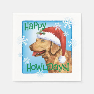 Christmas Chessie Napkin
