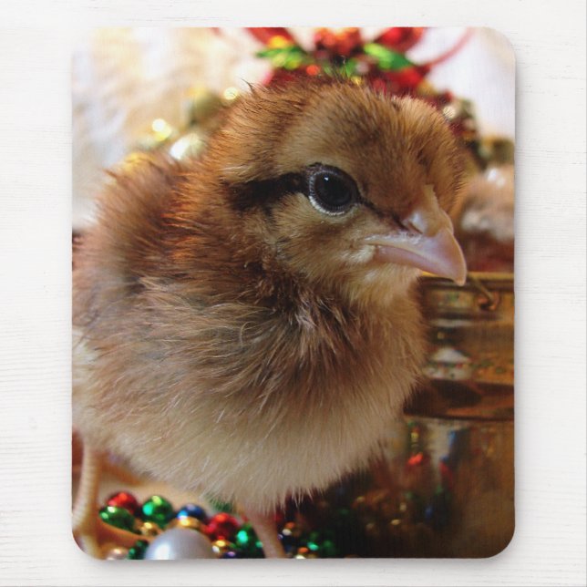 Christmas Chick Mouse Pad (Front)
