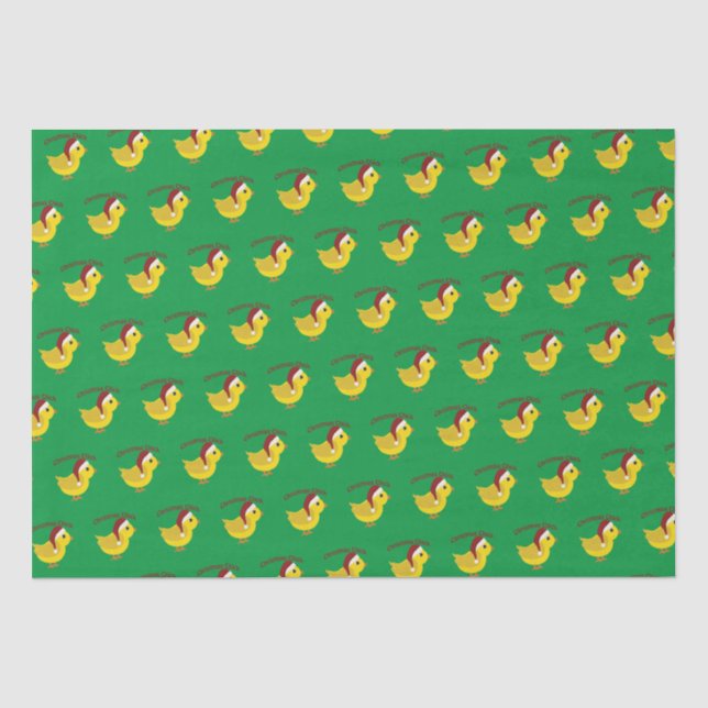 Christmas Chick Tissue Paper (Front)