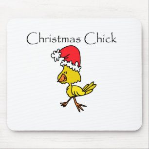 Christmas Chick Tshirts and Gifts Mouse Pad