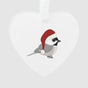 Christmas Chickadee Ornament