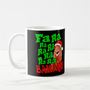 Christmas Chicken Caroling Fa Ra Ra Ugly Christmas Coffee Mug