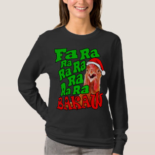 Christmas Chicken Caroling Fa Ra Ra Ugly Christmas T-Shirt