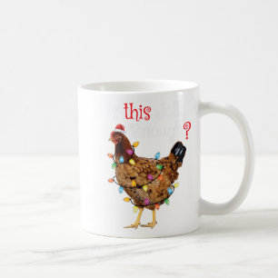 Christmas Chicken Shirt Women Men Kids Funny Santa Coffee Mug