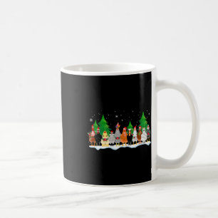 Christmas Chicken Squad Cute Chicken Farm Animals Coffee Mug