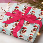 Christmas Chicken  Wrapping Paper<br><div class="desc">This design may be personalised in the area provided by changing the photo and/or text. Or it can be customised by clicking Personalise this Template and then choosing the click to customise further option and delete or change the colour of the background, add text, change the text colour or style,...</div>