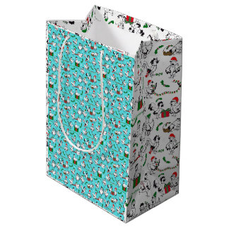 Christmas Chickens Medium Gift Bag