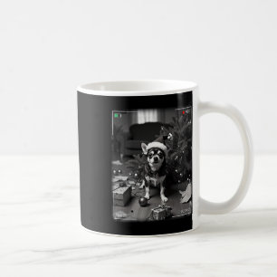 Christmas Chihuahua Caught On Camera Coffee Mug