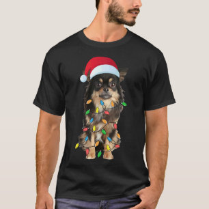Christmas Chihuahua Long Hair T-Shirt