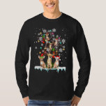Christmas Chihuahua On Tree Santa Chihuahua Dog T-Shirt<br><div class="desc">Christmas Chihuahua On Tree Santa Chihuahua Dog</div>