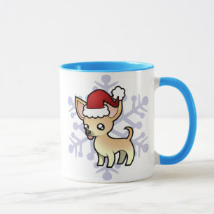 Christmas Chihuahua (smooth coat) Mug