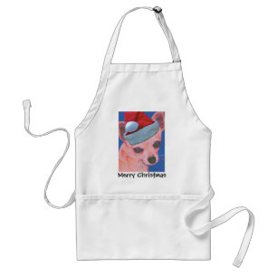 Christmas Chihuahua Standard Apron