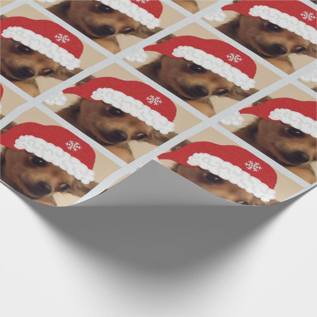 Christmas Chihuahua Wrapping Paper (Corner)