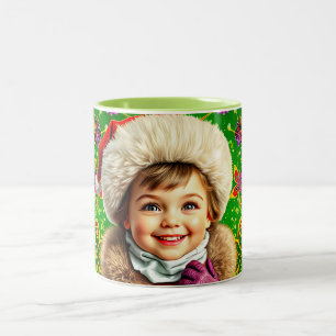 ~ CHRISTMAS CHILD ~  Two-Tone COFFEE MUG