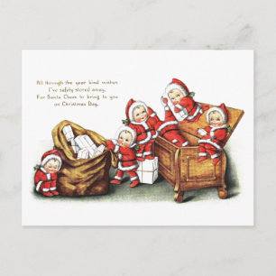 Christmas Children Holiday Postcard
