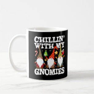 Christmas Chillin' With My Gnomies Buffalo Plaid X Coffee Mug