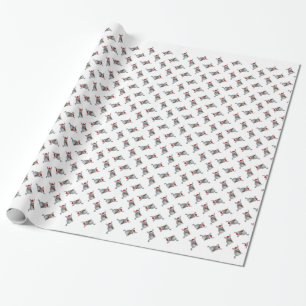 Christmas Chinchilla  Wrapping Paper