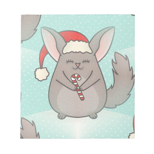 christmas chinchillas notepad (Front)