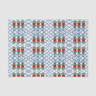 Christmas Chinoiserie Bamboo Topiaries Topiary   Tissue Paper