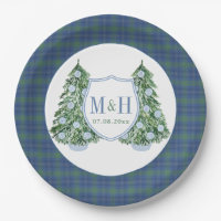 Christmas Chinoiserie Chic Monogram Wedding Shower