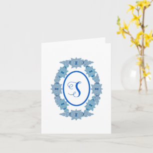 Christmas Chinoiserie Ginger Jars  Thank You Card