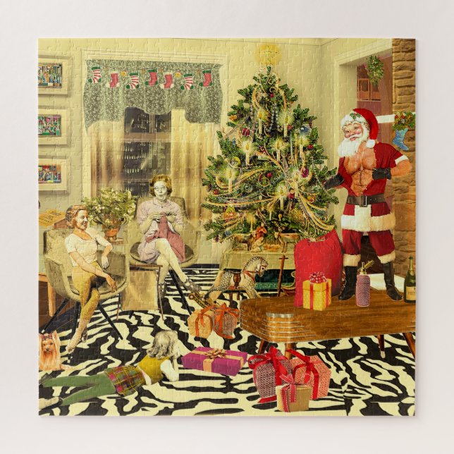Christmas Chippendale Jigsaw Puzzle (Vertical)