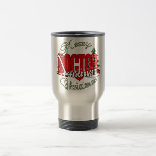 CHRISTMAS CHIROPRACTIC DOCTOR TRAVEL MUG