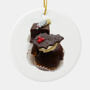 christmas chocolate ornament