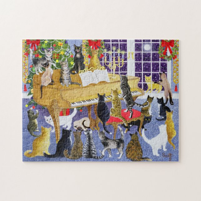 Christmas Chorus Jigsaw Puzzle (Horizontal)