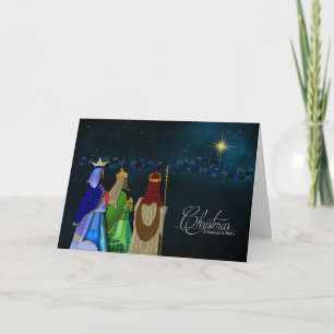 Christmas, Christian, Three Kings/Wise Men Card