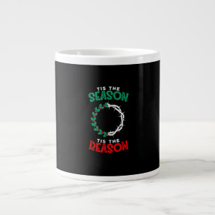 Christmas Christian - Tis The Season Large Coffee Mug