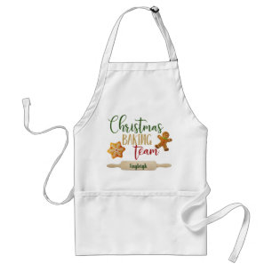 Christmas - "Christmas Baking Team"- Personalise Standard Apron