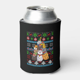 Christmas - Christmas Cat Tree Can Cooler
