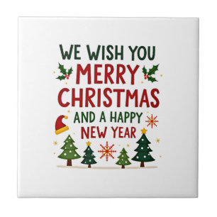 Christmas Christmas Christmas Christmas Christmas Ceramic Tile