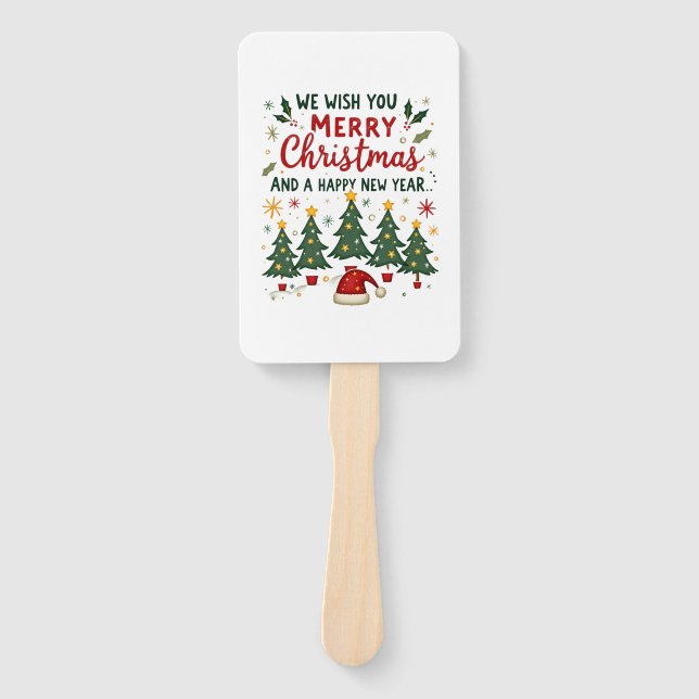 Christmas Christmas Christmas Christmas Christmas  Hand Fan (Front)